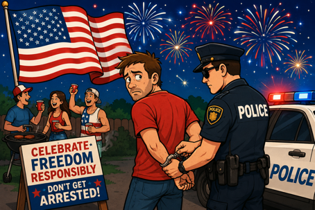 Don't get arrested this July 4th