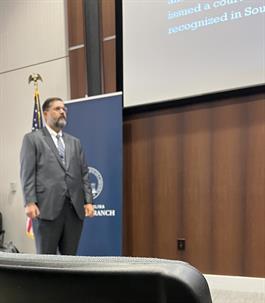 James Snell speaks on Domestic Violence Law