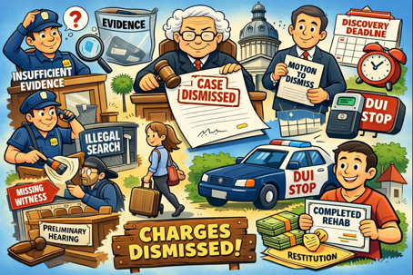 Why criminal charges dismissed